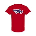thumbnail image 1 of Shark Sticker Design T-Shirt Men -Image by Shutterstock, Male 3X-Large, 1 of 2