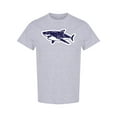 thumbnail image 1 of Shark Sticker Design T-Shirt Men -Image by Shutterstock, Male x-Large, 1 of 2