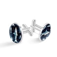 thumbnail image 1 of Shark Stylish Men's Shirt Cufflinks Made of Stainless Steel for Formal Attire - for Weddings and Business Meetings, 1 of 6