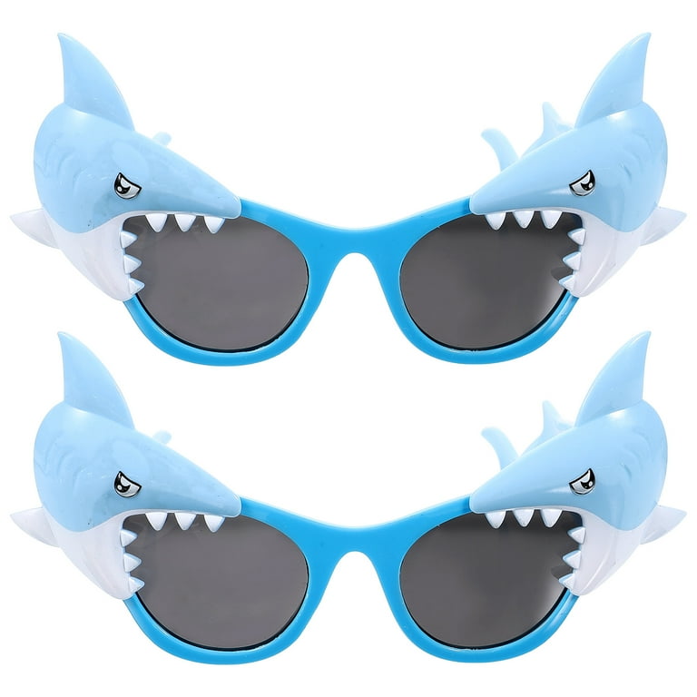 Blue shark sunglasses hotsell