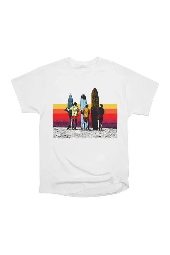 Shark Surfer T-Shirt Tee Gift For Him Merch For Her Apparel For Friend