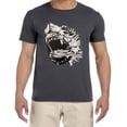 thumbnail image 1 of Shark T-shirt Mens Graphic Tees, 1 of 1