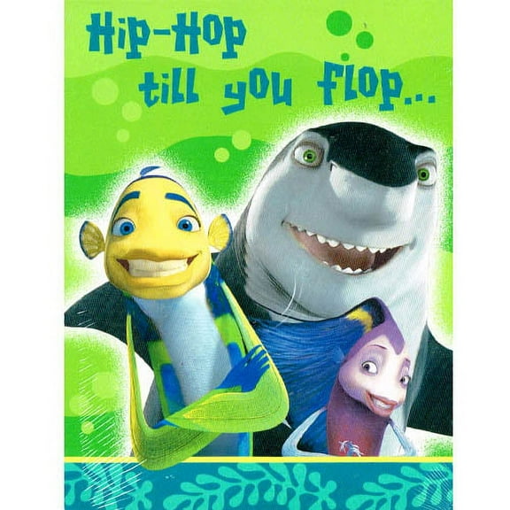Shark Tale Invitations w/ Env. (8ct)