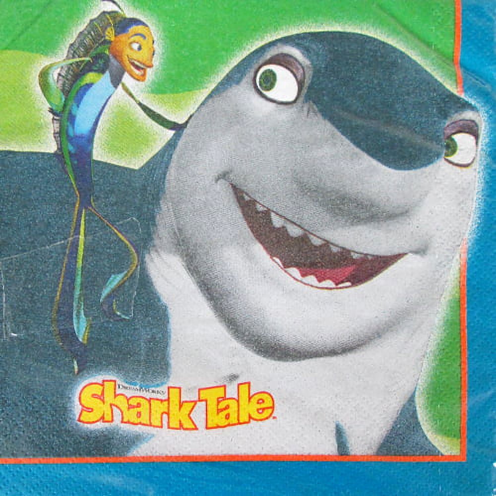 VARIOUS Shark Tale Lunch Napkins (16ct)