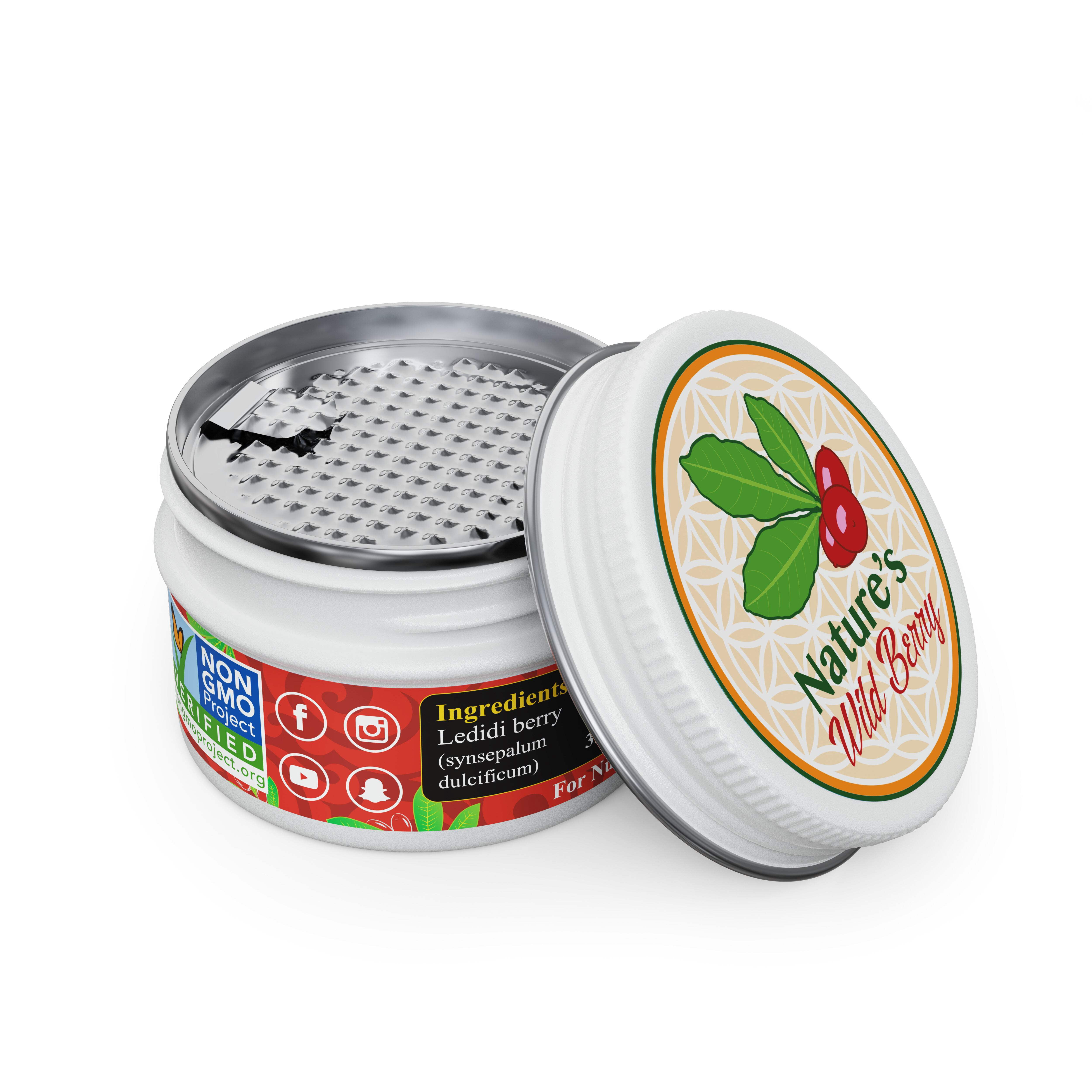 Shark Tank Miracle Berries, Natures Wild Berry, Travel Jar, Money-Back Guarantee