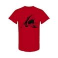 thumbnail image 1 of Shark Tattoo Silhouette T-Shirt Men -Image by Shutterstock, Male XX-Large, 1 of 2