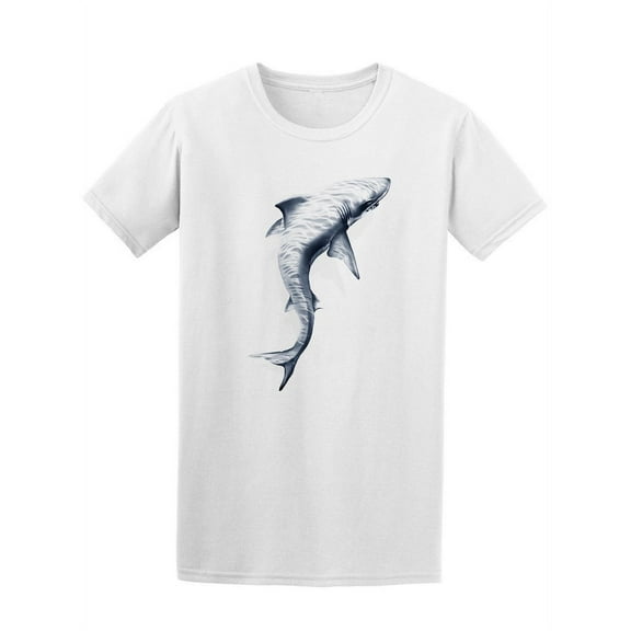 Shark Tattoo T-Shirt Men -Image by Shutterstock, Male 4X-Large