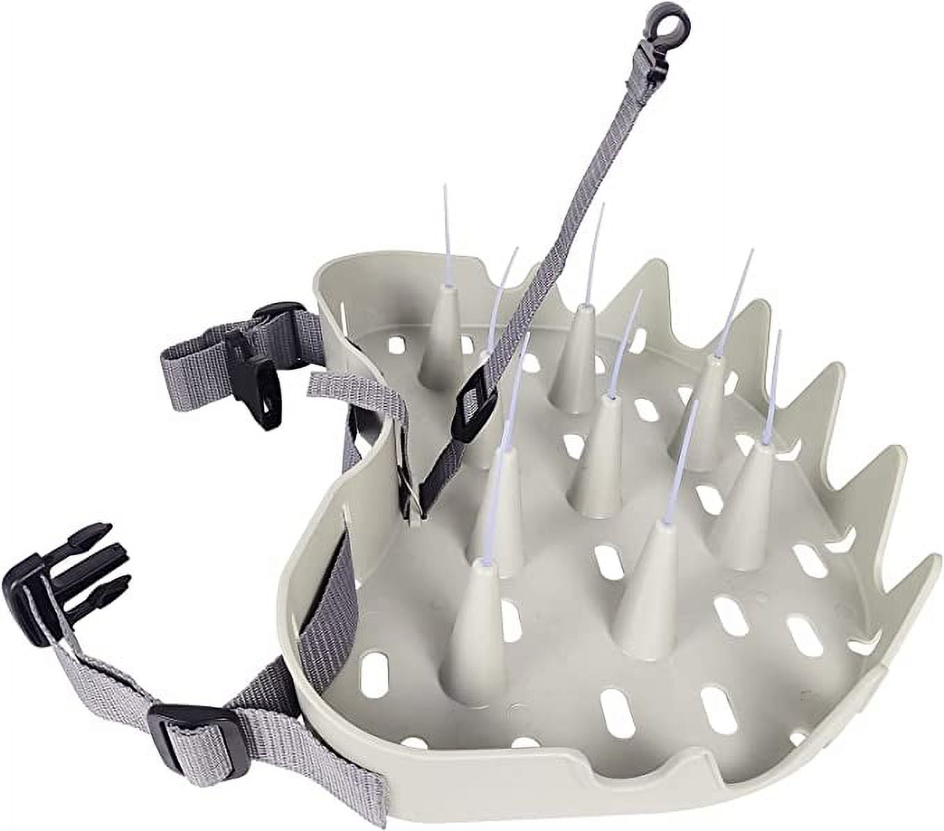 Shark Teeth Design Fly Fishing Stripping Basket, Faster Draining Safely