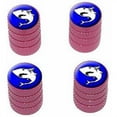 thumbnail image 1 of Shark Tire Rim Wheel Aluminum Valve Stem Caps, Multiple Colors, 1 of 1