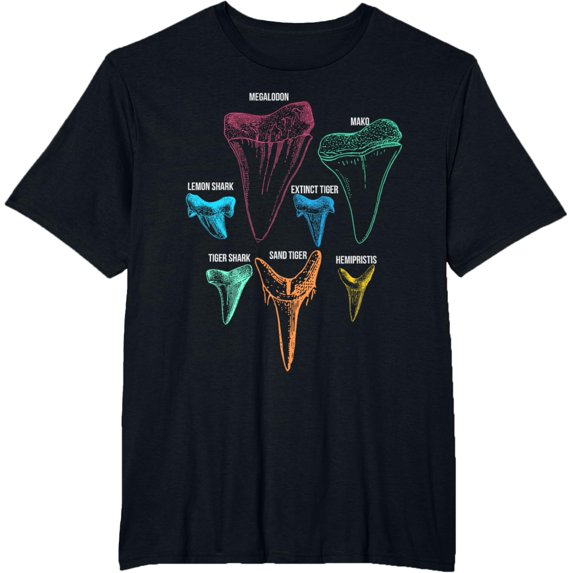 Shark Tooth Hunting Identity Key T Shirt T-Shirt