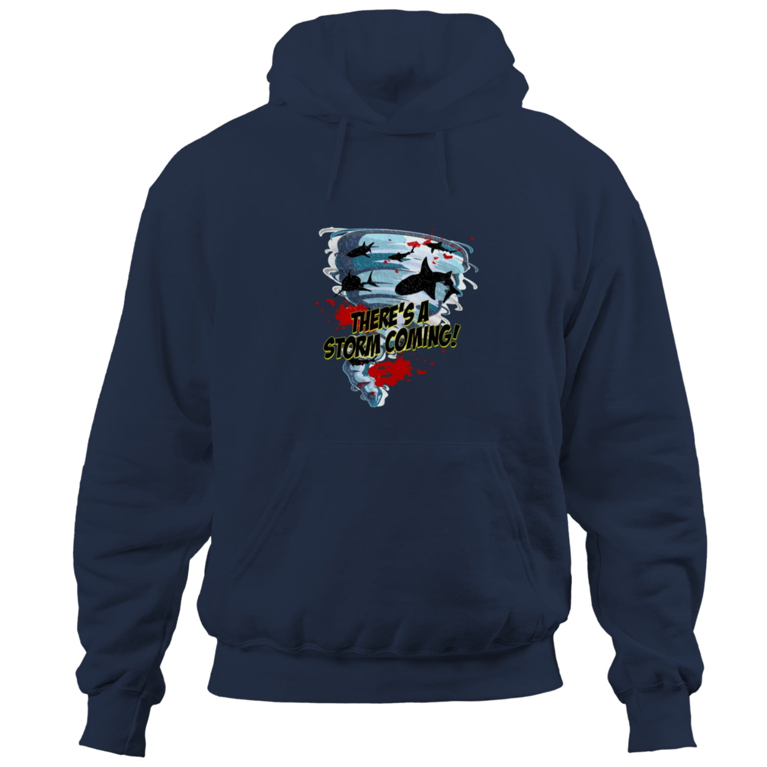 Shark Tornado Horror Movie Parody Unisex Cotton Hoodie - Walmart.com