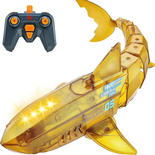 Shark Toys, BEZGAR Remote Control Shark RC Boat for Pools and Lakes