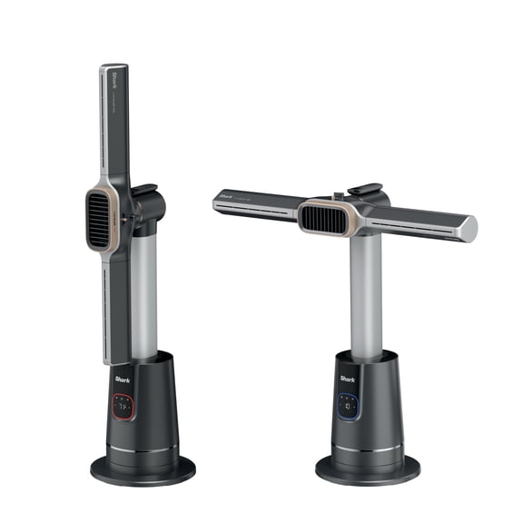 Shark TurboBlade Cool + Heat 2-in-1 Bladeless Tower Fan & Space Heater, 180° Oscillation, Customizable Year-Round Use, TH202 Charcoal