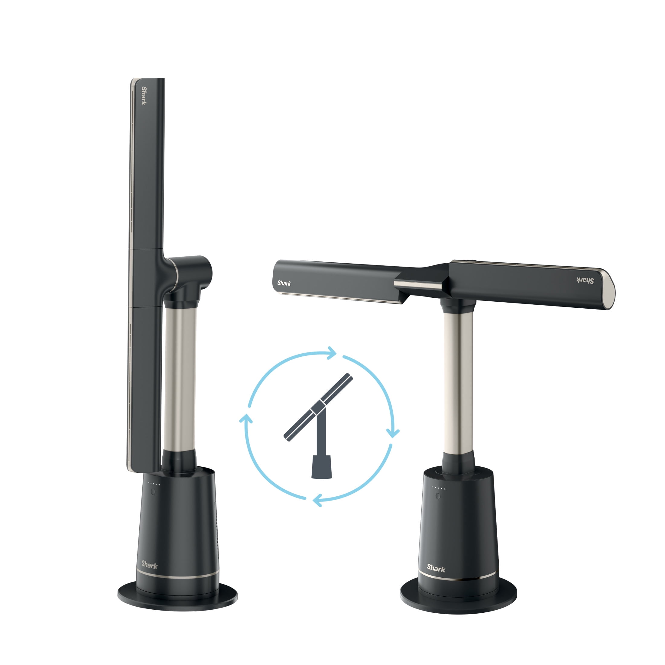 Shark TurboBlade Fan XL  Ultra-powerful bladeless tower fan, high-performance cooling up to 80 feet, pivots and twists, 180 oscillation, 10 speeds, easy cleaning stationary pole, charcoal