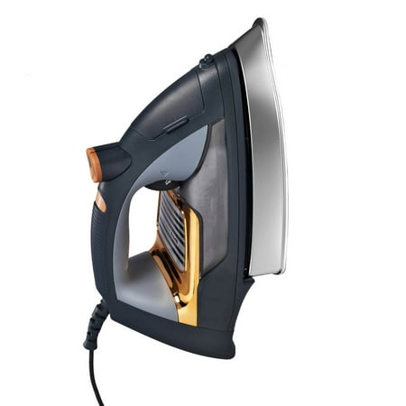 Shark Ultimate Professional Steam Iron with Cord, Silver Chrome, GI505WM