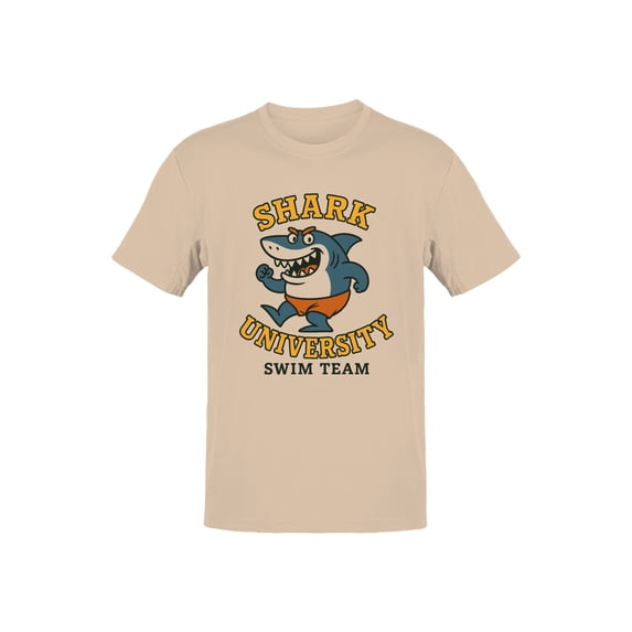 Shark University Swim Team Design Men's T-shirt