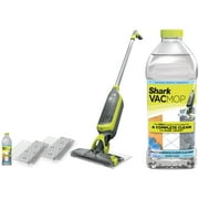 Shark VACMOP Cordless Hard Floor Vacuum Mop with 2Disposable VACMOP Pads, VM200 & Shark VACMOP Multi-Surface Cleaner Refill 2L bottle, VCM60