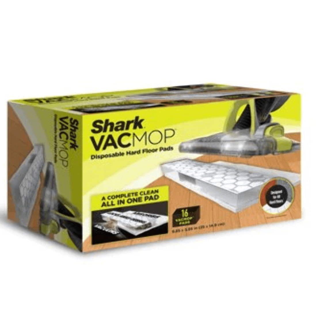 Shark VACMOP VMP16 Dirt Grip Disposable Hard Floor Vacuum and Mop Pad