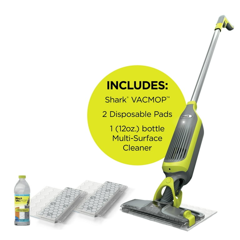 Shark VACMOP,VM200 Bundle with Cleaning Solution and 16 ct. Pads 