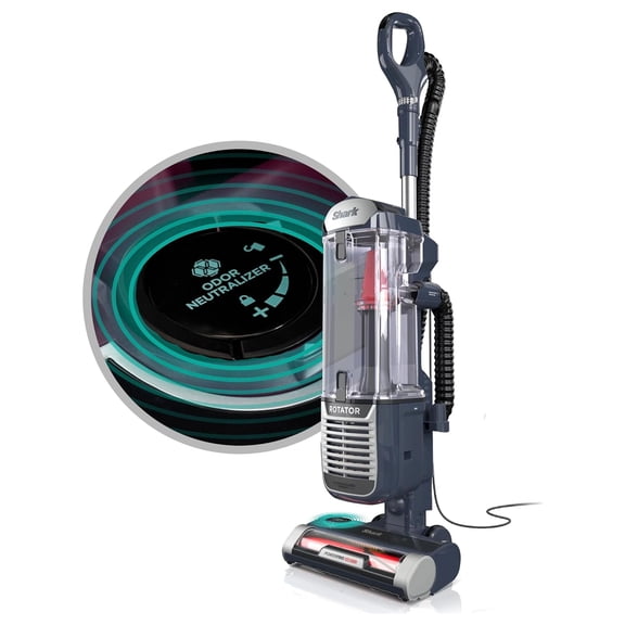 (Open Box) Shark, Vacuum Cleaner, Rotator Lightweight Bagless Upright for Pet Hair, Corded Electric, HEPA Filters, Navy