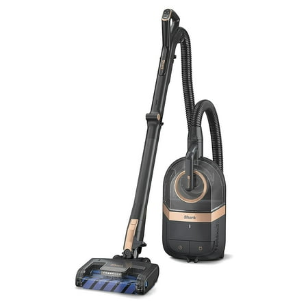 Shark - Vertex Bagless Corded Canister Vacuum with DuoClean PowerFins - Black/Copper