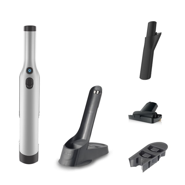 Shark WANDVAC Handheld Vacuum, Pet Friendly, Car & Home, FurFins Pet Tool, Charging Dock, WV201WH, White