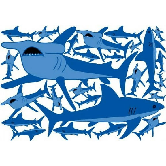 Shark Wall Decals Stickers / Shark Wall Decor