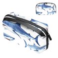 thumbnail image 1 of Shark Waterproof Oxford Cloth Storage Pouch Cable Organizer Cord Organizer Travel Small Bag 5.9x9.44x3.14 in, 1 of 6