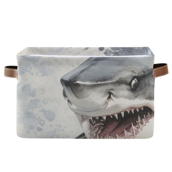 Shark Wave Blue Storage Bins Baskets With Handles Storage Box Clothes Organizer Organization Toys