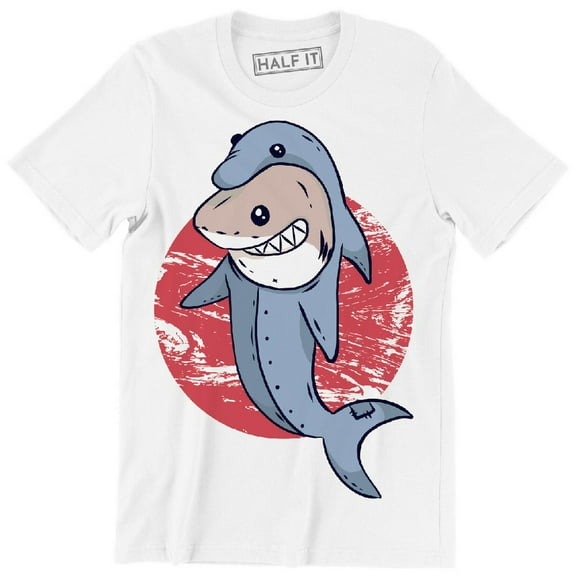 Shark Wearing A Dolphin Funny Sea Animal Men's T-Shirt