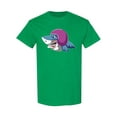 thumbnail image 1 of Shark Wearing Helmet T-Shirt Men -Image by Shutterstock, Male Small, 1 of 2