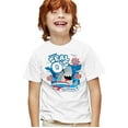 thumbnail image 1 of Shark Week Officially Licensed Shark Cereal Kids T Shirt for Youth Boys and Girls, White, Medium, 1 of 4