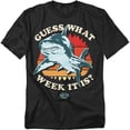 thumbnail image 1 of Shark Week: Television Series T-Shirt Officialy Licensed Guess The Week Unisex Graphic Tee for Men & Women, 1 of 7