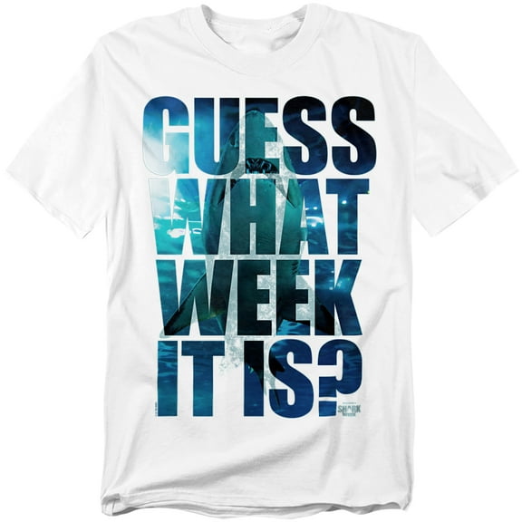 Shark Week: Television Series T-Shirt Officialy Licensed Guess What Week It Is Unisex Graphic Tee for Men & Women