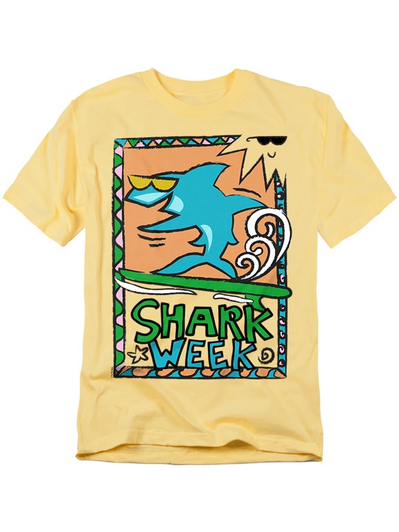 T-Shirt Officialy Licensed Rad Surfing Shark Unisex Graphic Tee for Men & Women