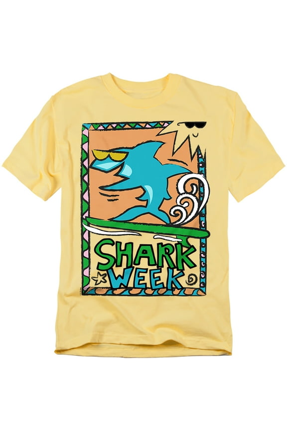 T-Shirt Officialy Licensed Rad Surfing Shark Unisex Graphic Tee for Men & Women