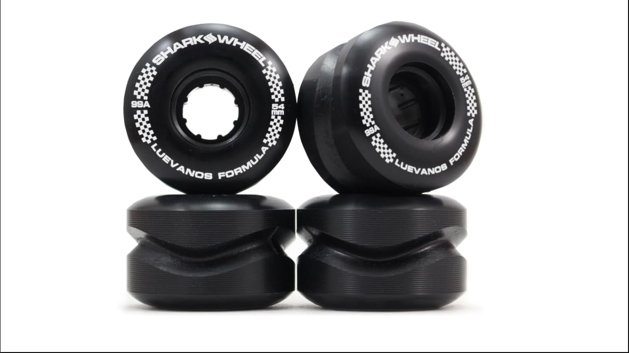 Globe Retro Flex Cruiser Skateboard Wheels - 58mm Clear Black 83a For Smooth Carving
