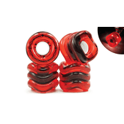 Shark Wheel 60mm, 78a Firefly - Transparent Red with Red Lights