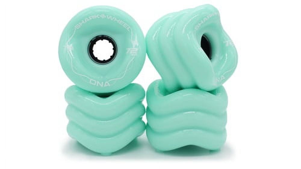 Shark Wheel 72 mm DNA Formula Seafoam Skateboard Wheels for Longboard