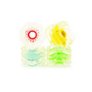 Shark Wheel 72MM, 78A DNA - Clear with Multi Color Hub