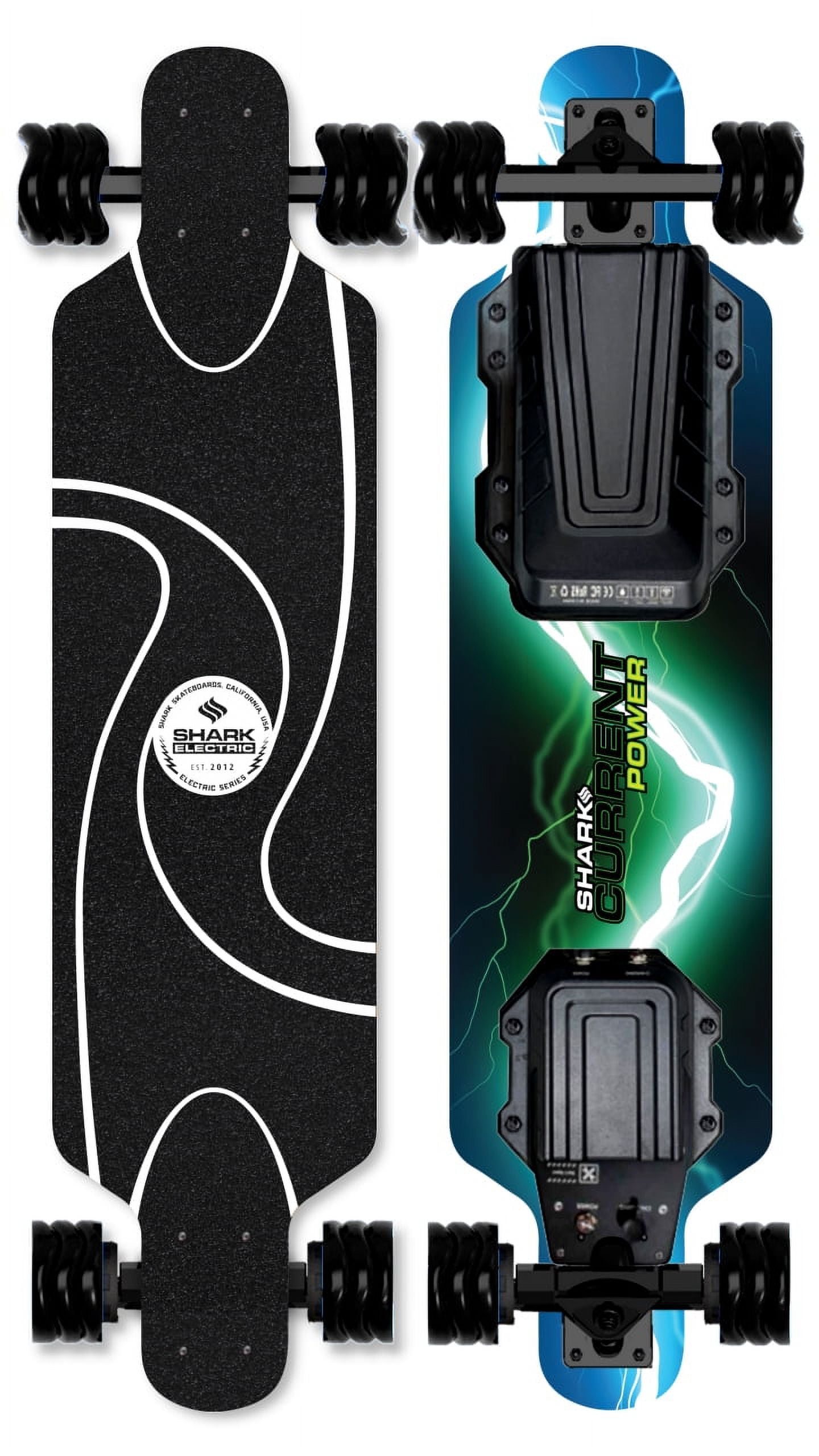 Shark Wheel Power Electric Skateboard All Terrain Longboard with