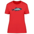 thumbnail image 1 of Shark With Caption Silhouette Tee Women's -Image by Shutterstock, 1 of 2