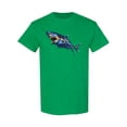 thumbnail image 1 of Shark With Open Mouth Design T-Shirt Men -Image by Shutterstock, Male Medium, 1 of 2