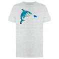 thumbnail image 1 of Shark With Tiny Fish Tee Men's -Image by Shutterstock, 1 of 2