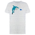 thumbnail image 1 of Shark With Tiny Fish Tee Men's -Image by Shutterstock, 1 of 1