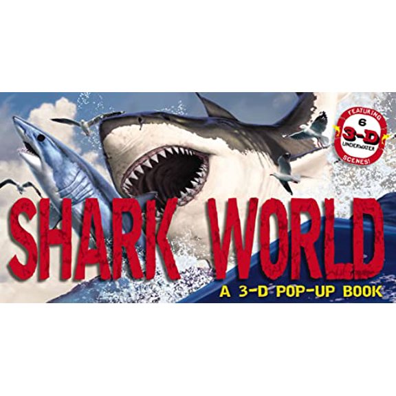 Pre-Owned Shark World: A 3-D Pop-Up Book (Hardcover) 1646431979 9781646431977