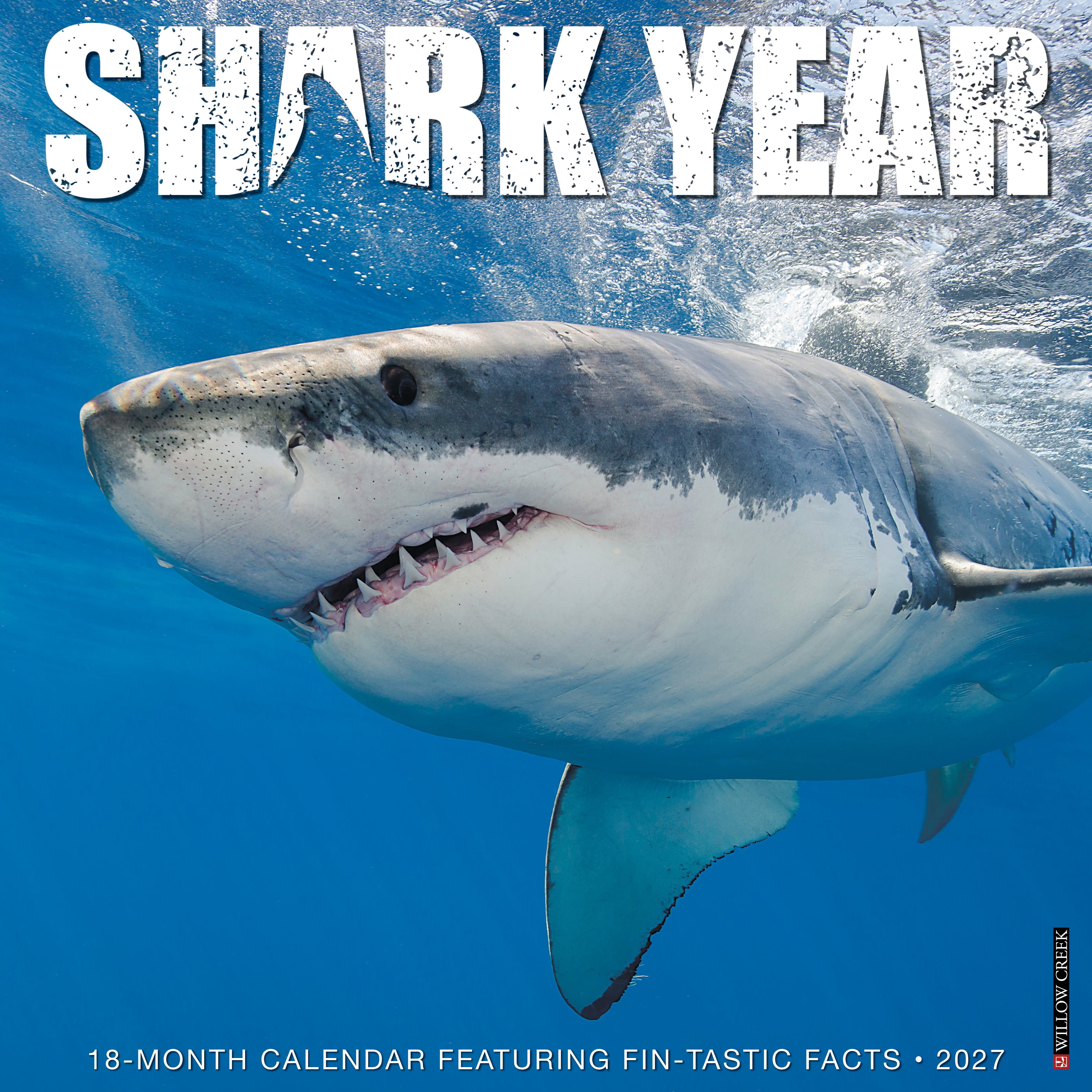 Willow Creek Press, Shark Year 2027 Wall Calendar