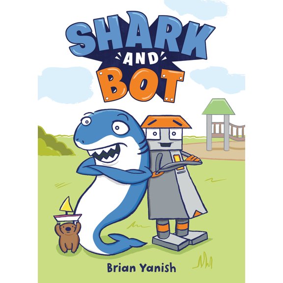 Pre-Owned Shark and Bot: (A Graphic Novel) (Library Binding) 0593173368 9780593173367