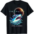 thumbnail image 1 of Shark with Eclipse Glasses TOTALITY 2024 Funny Solar Eclipse T-Shirt, 1 of 5