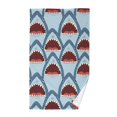 thumbnail image 1 of Shark with Open Mouth Pattern Bath Towel 100% Cotton Soft Thick High Absorbency Hand Face Towel Single Pack 16x28in, 1 of 7